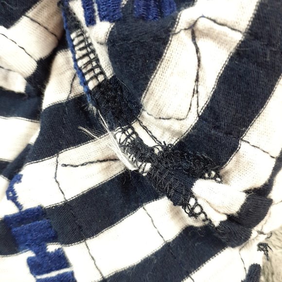 Anthro THML Boho 3/4 Sleeve Striped Tunic Top S - Picture 9 of 15